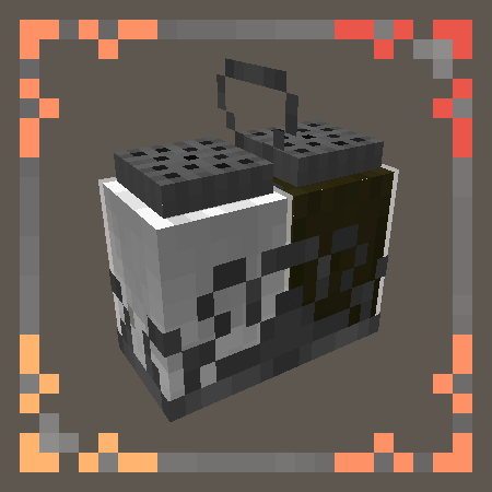 salt and pepper shaker on a stand