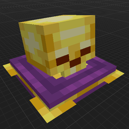 gold skull an a pillow