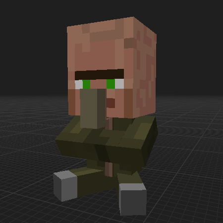 Villager plush/baby / Плюшевый житель / ребёнок