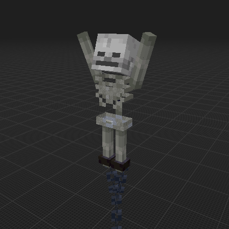 Drowned Skeleton (Vanilla Blocks)