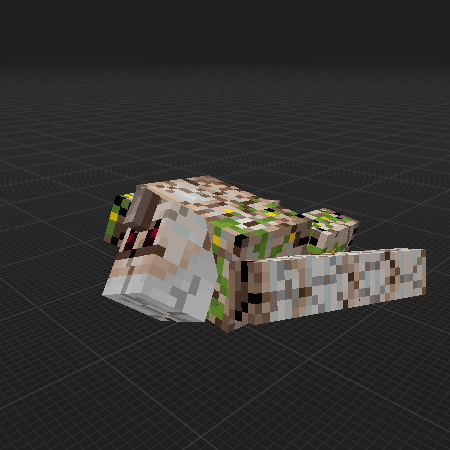 High Cracked Iron Golem Corpse variant 4