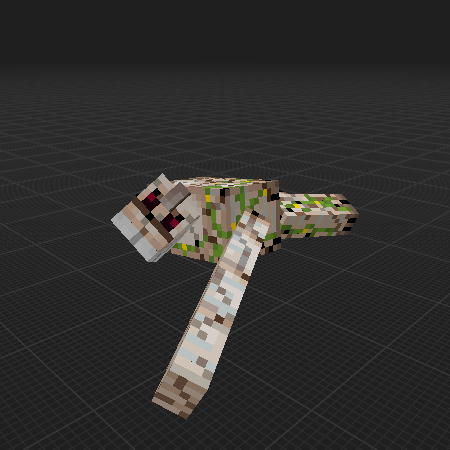 High Cracked Iron Golem Corpse variant 3