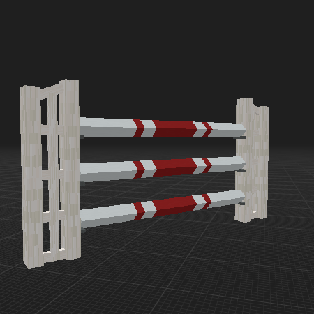 Red Tripple Barrier (Corner LEFT)