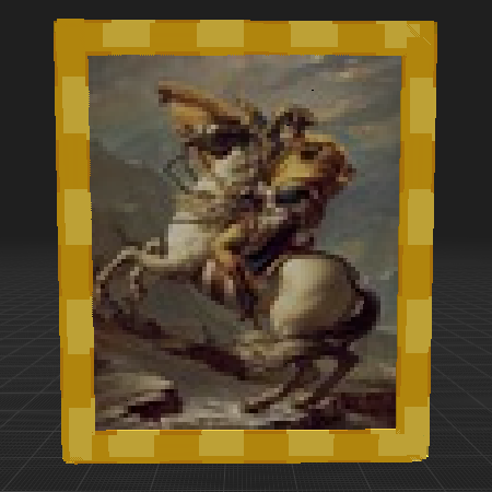 Napoleon Crossing The Alps Painting