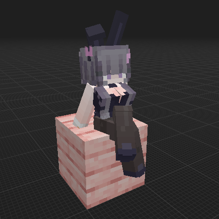 Mai Sakurajima sitting on block | bunny-suit | bunny-girl