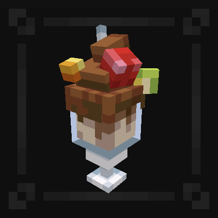 Glass of Ice Cream (Chocolate)