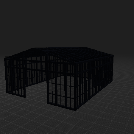 Black Truss Greenhouse ( Garden GreenHouse )