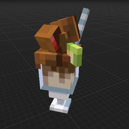 Choclate Ice Cream With Hot Fudge And Choclate Toppings