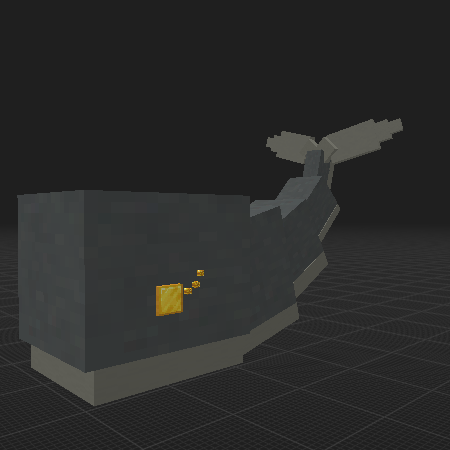 Gold eyes whale