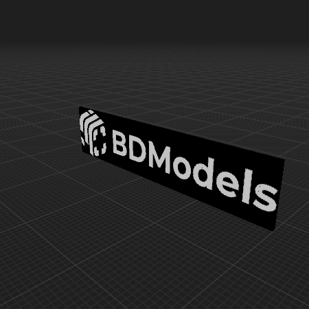 bdengine logo editor with text
