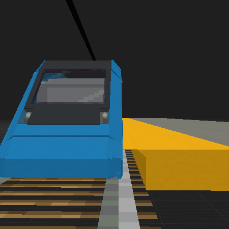Train Stopping Animation