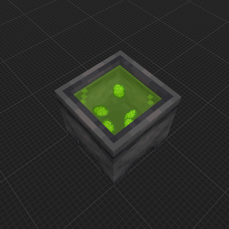 Cauldron with Lime Green Dye