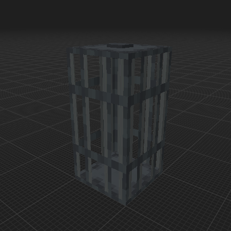 Human Cage (Vanilla Blocks)